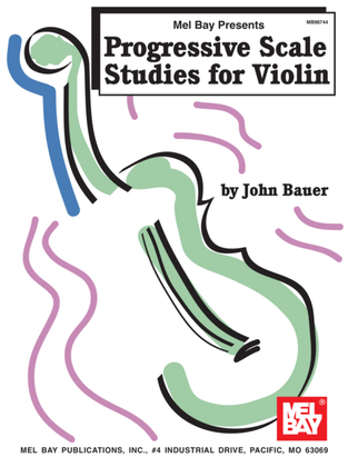 Book cover for Progressive Scale Studies for Violin
