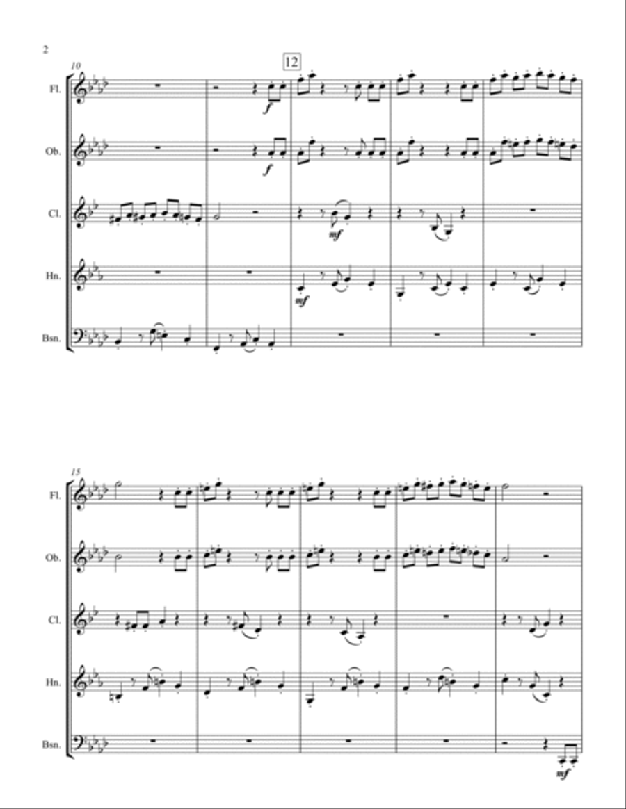 Reviewing The Situation Reviewing The Situation Woodwind Quintet scores gallery preview page 2