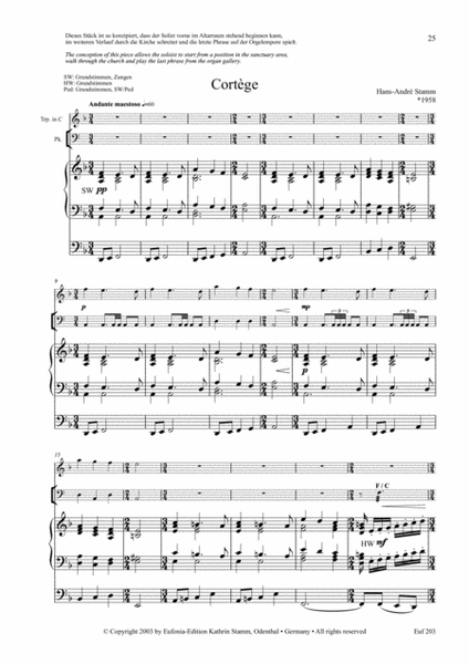 Works for trumpet & organ (Vol. I)