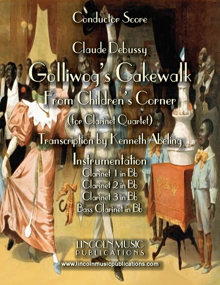 Debussy – Golliwog’s Cakewalk from Children’s Corner (for Clarinet Quartet) image number null
