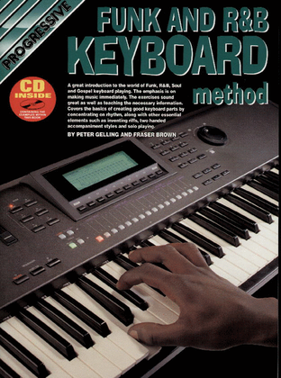 Book cover for Progressive Funk & R&B Keyboard Method (Book/CD)
