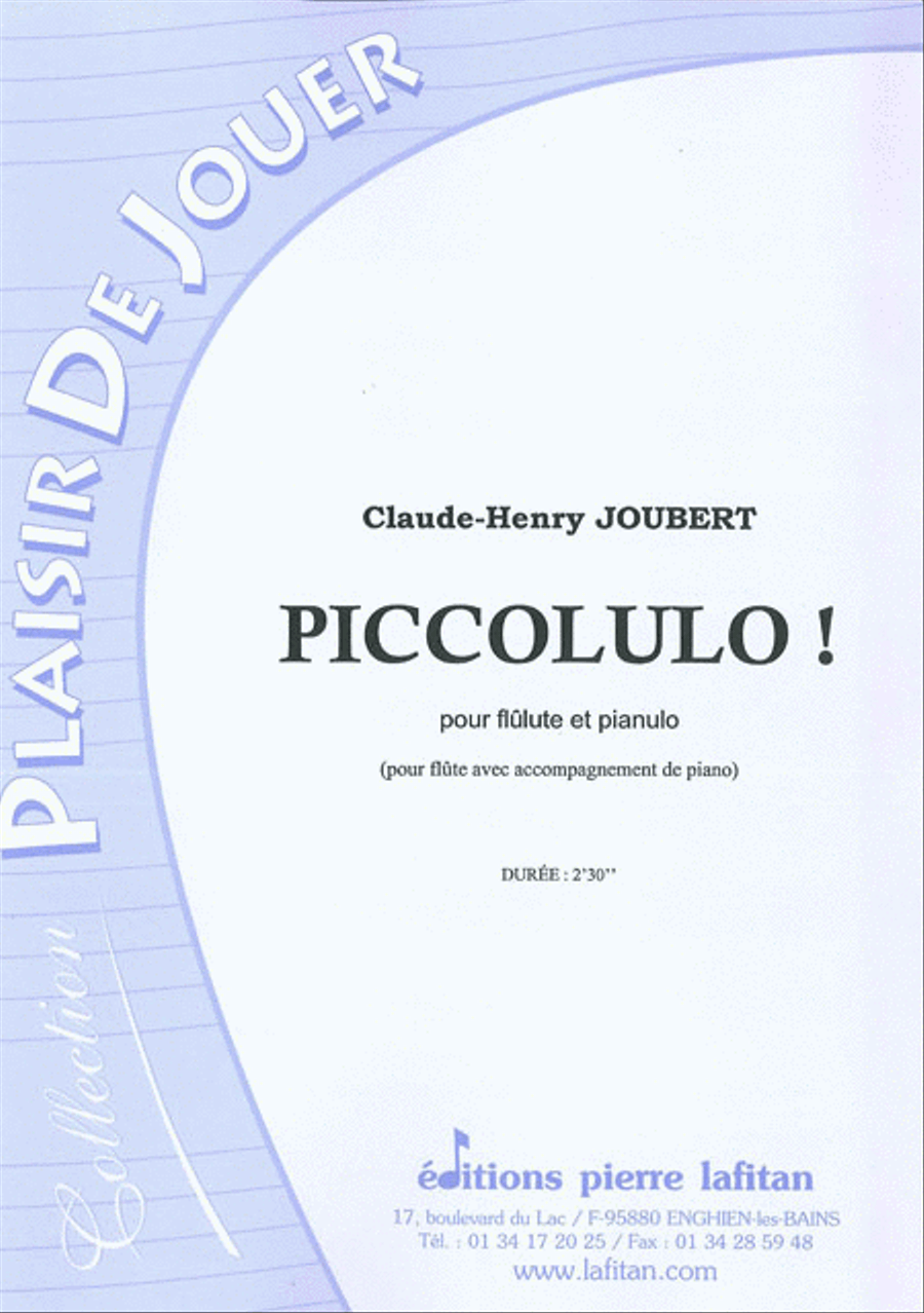 Piccolulo ! Flute Solo scores gallery preview page 1