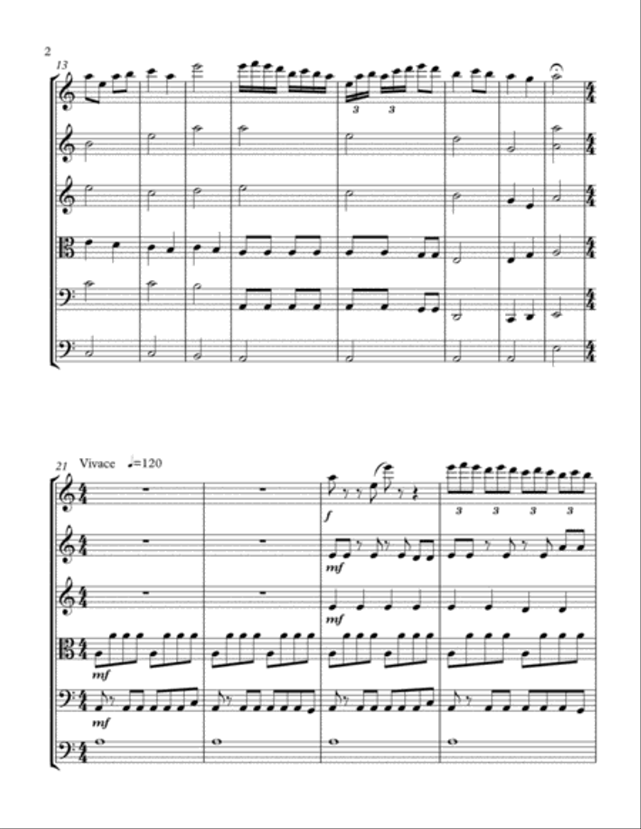 Dancing in the Rain Dancing in the Rain Small Ensemble scores gallery preview page 2