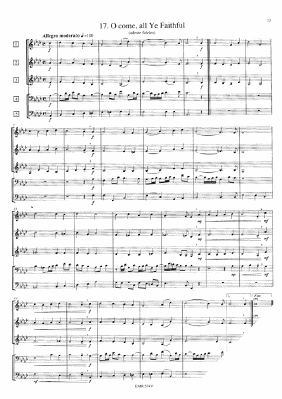 Christmas Joy / 32 Weihnachtsmelodien / Christmas Carols / Melodies de Noel Concert Band scores gallery preview page 8