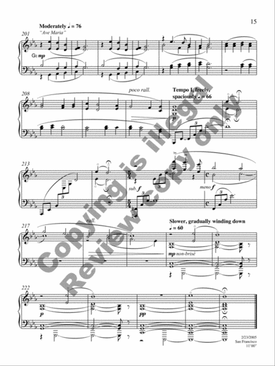Marian Variations Marian Variations Harp scores gallery preview page 20