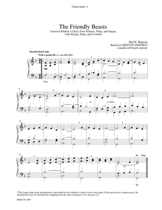 Book cover for The Friendly Beasts (Downloadable Instrumental Parts)