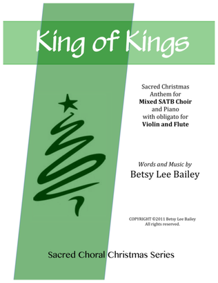 Book cover for King of Kings - SATB