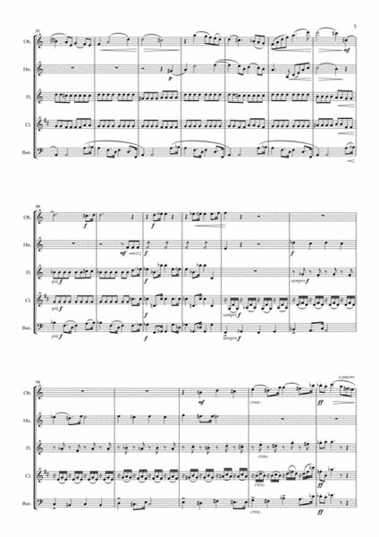 Trio in A minor op.188 for oboe, horn and [piano] (arr. woodwind quintet) image number null