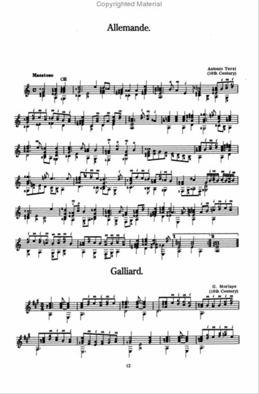 The Classic Guitar Collection – Volume 1 Acoustic Guitar scores gallery preview page 3
