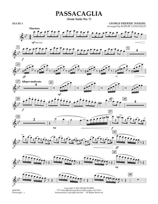 Passacaglia (from Suite No. 7) - Flute 1
