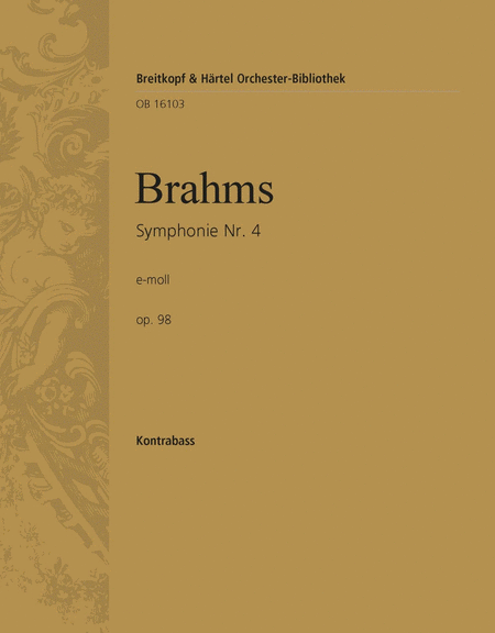 Symphonie Nr.4 e-moll op. 98