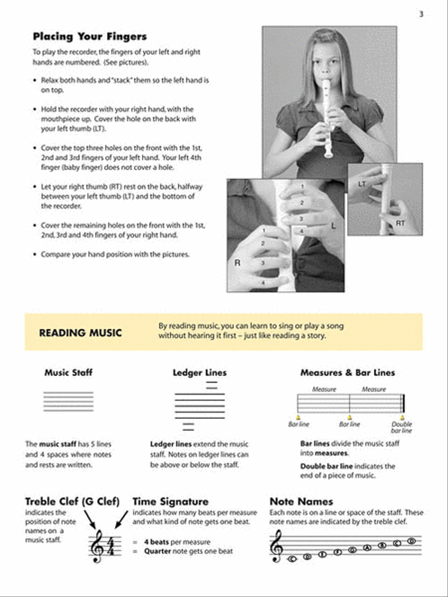 Essential Elements for Recorder Classroom Method – Student Book 1 Concert Band Methods scores gallery preview page 2