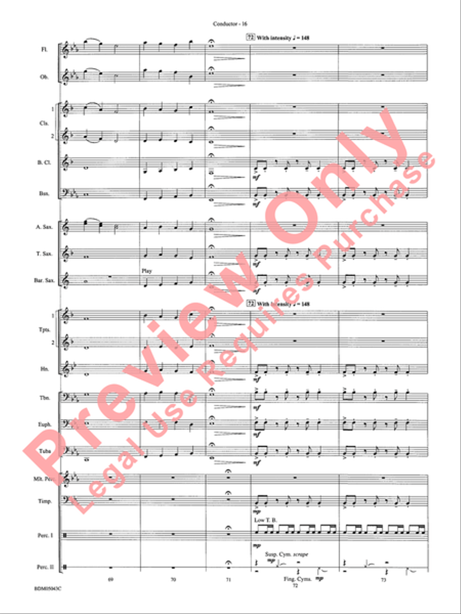 Abaco Overture Concert Band Methods scores gallery preview page 20
