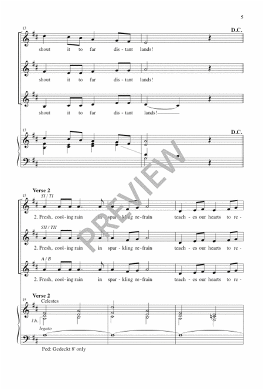 O Let All That Has Life SSA scores gallery preview page 6