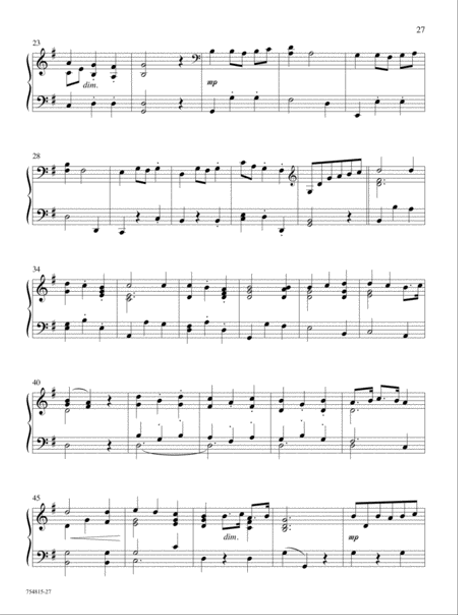 Cindy Berry: Classic Hymn Settings Piano Solo scores gallery preview page 12