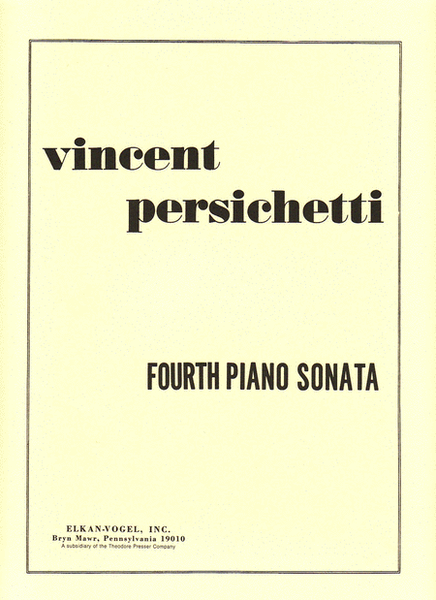 Fourth Piano Sonata