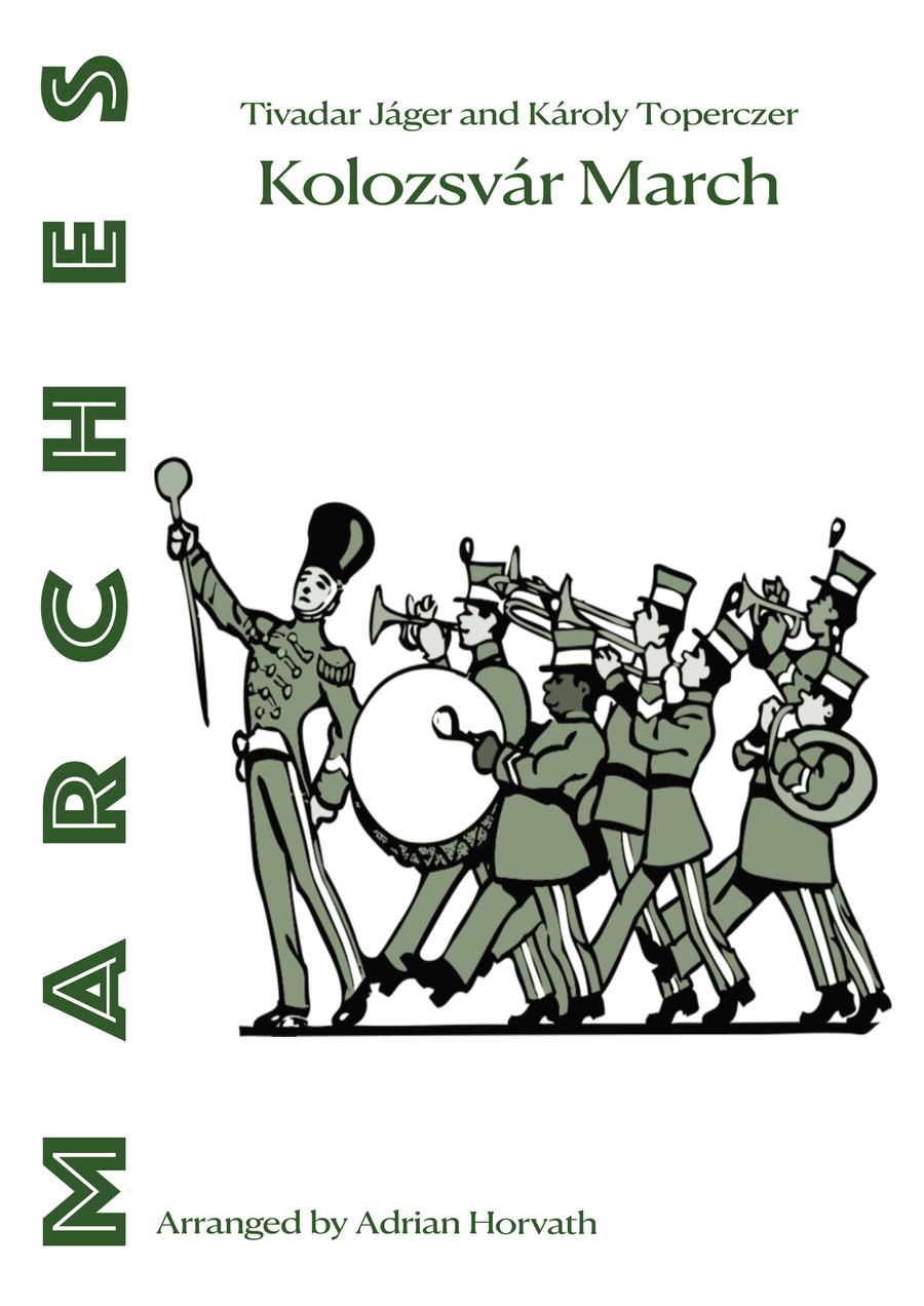 Kolozsvár March Concert Band scores gallery preview page 1
