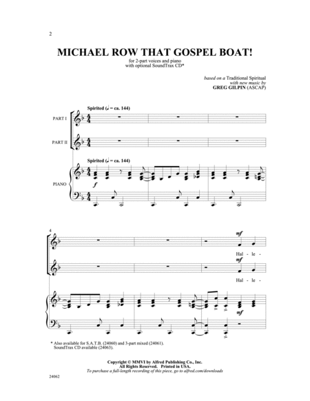 Michael Row That Gospel Boat! image number null