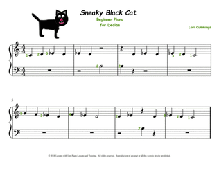 Sneaky Black Cat