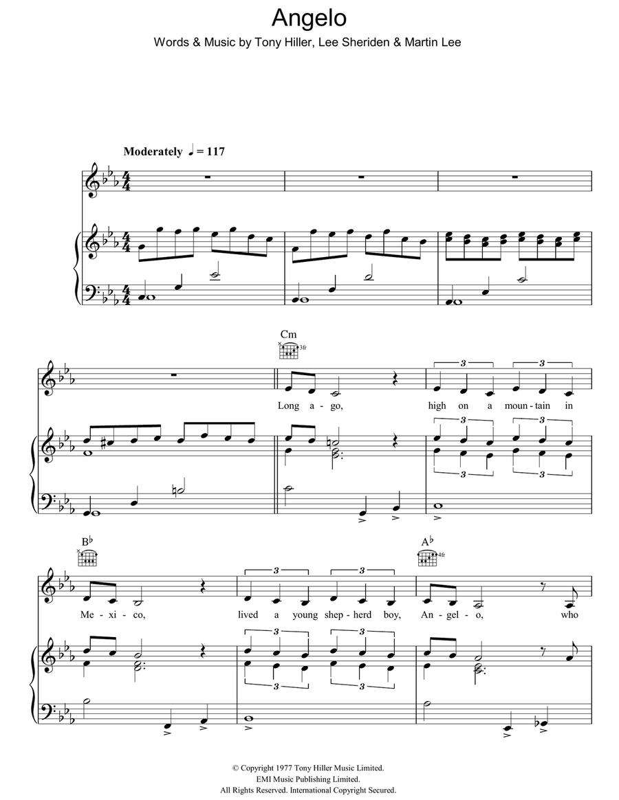 Angelo Acoustic Guitar scores gallery preview page 1