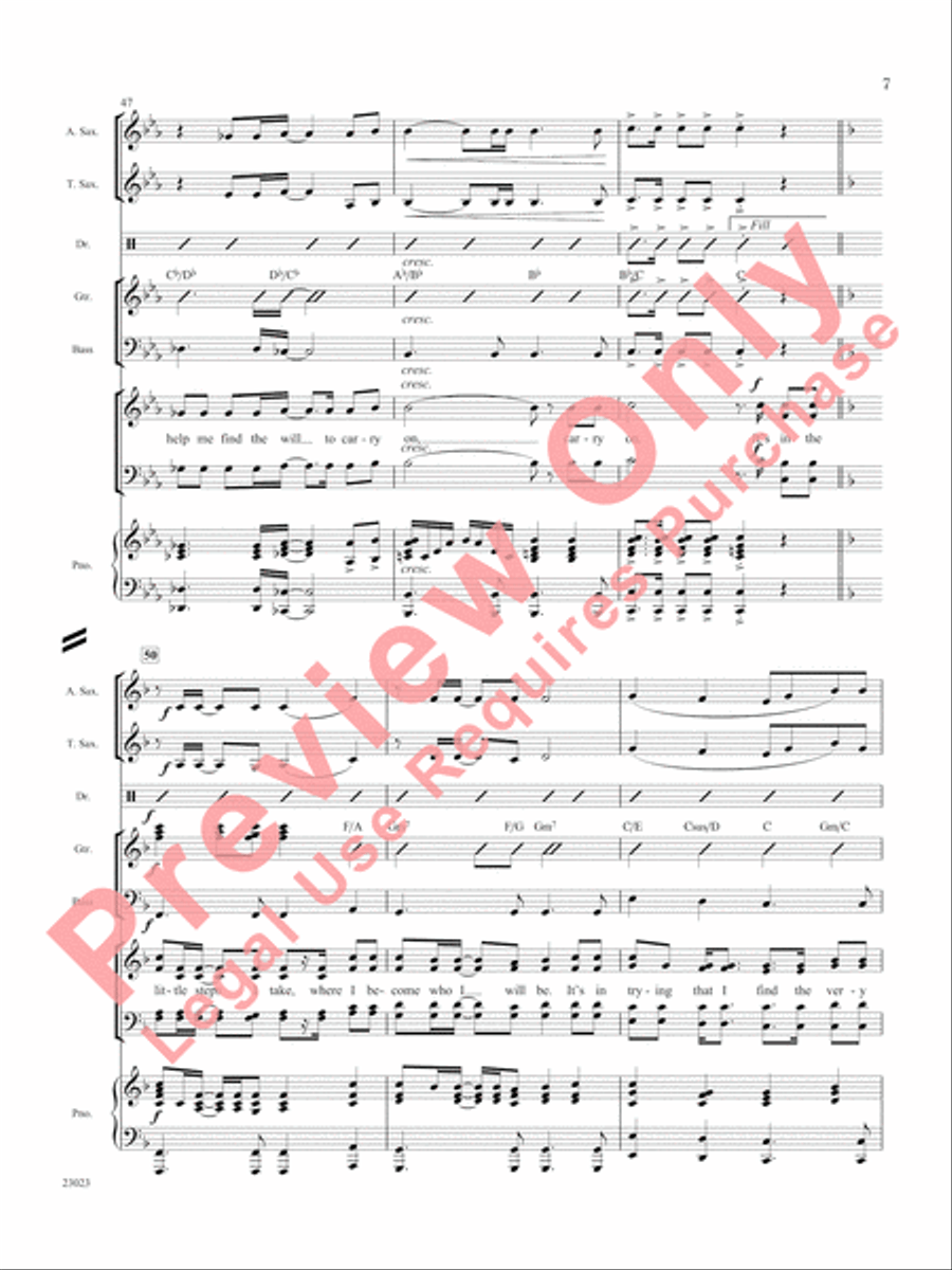 The Journey The Journey Choir scores gallery preview page 8