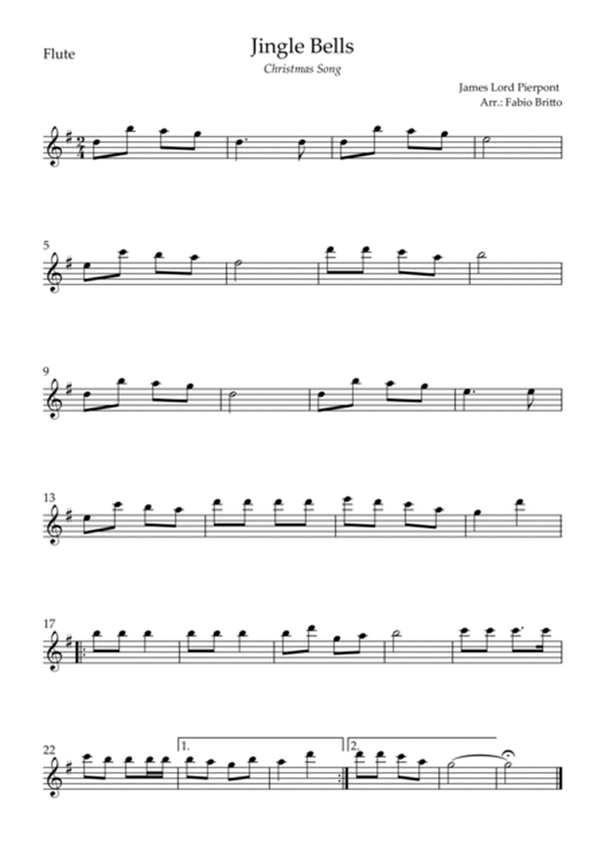 Jingle Bells (Christmas Song) for Woodwind Quartet image number null