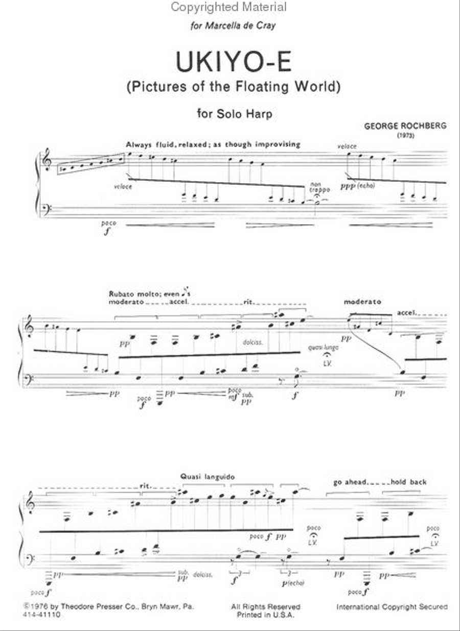 Ukiyo-E Chamber Music scores gallery preview page 2