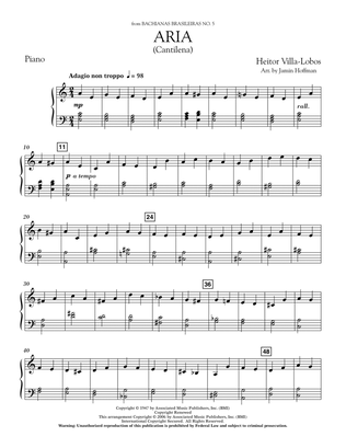 Aria (Cantilena) (arr. Jamin Hoffman) - Piano