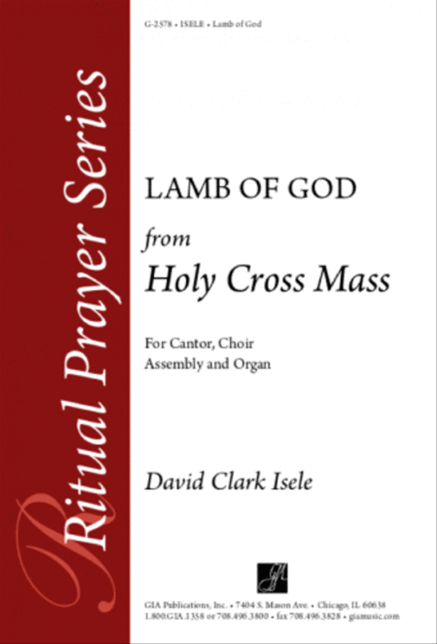 Lamb of God 4-Part scores gallery preview page 1