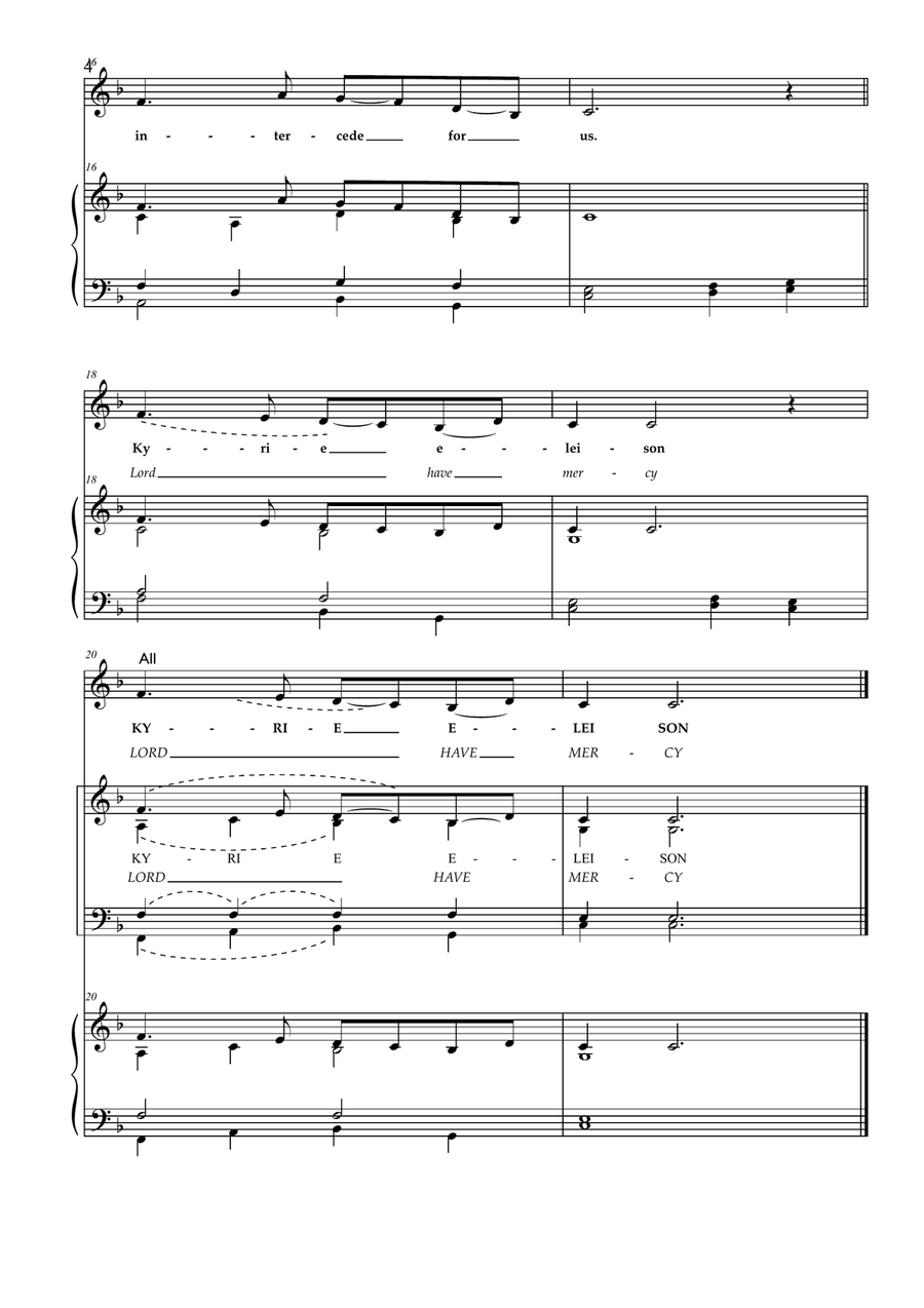 Mass of Renewal - Accompaniment Edition 4-Part scores gallery preview page 4