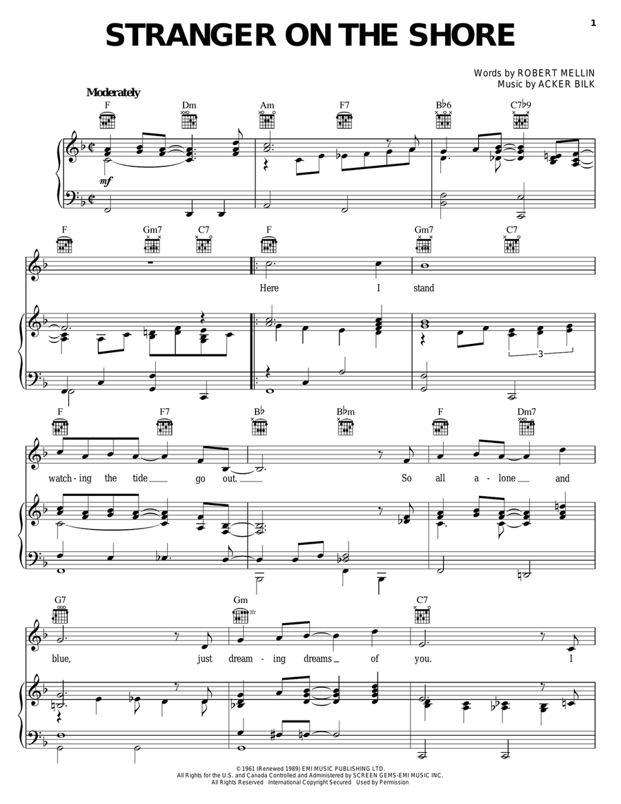 Strangers on the shore cheap acker bilk clarinet