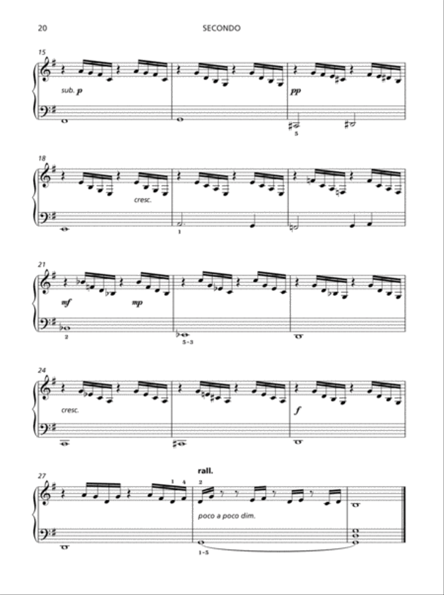 Piano Sketches Duets Book 1 Piano Duet scores gallery preview page 19
