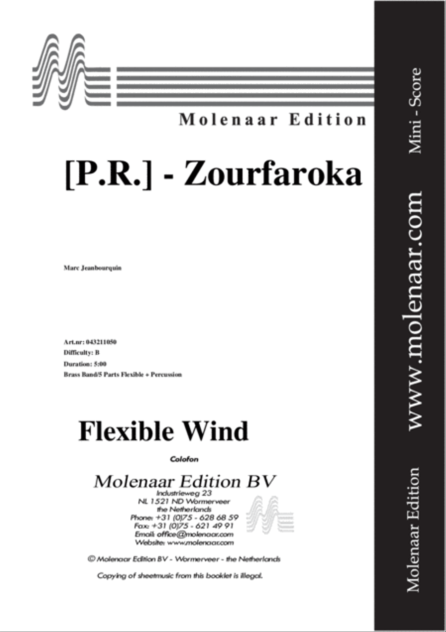 Zourfaroka Brass Band scores gallery preview page 2