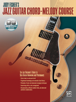 Book cover for Jody Fisher's Jazz Guitar Chord-Melody Course