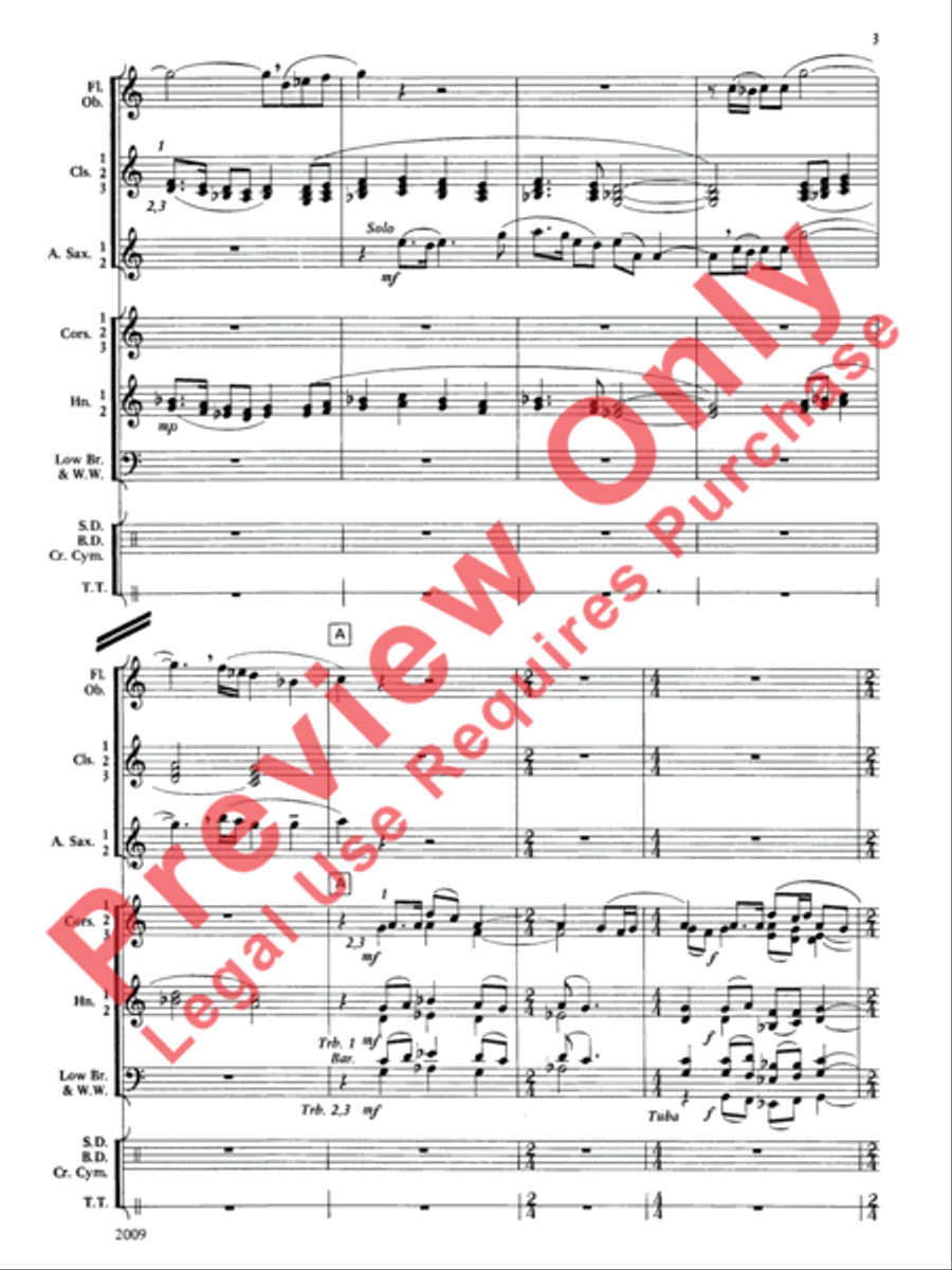 Cobb County Festival Concert Band scores gallery preview page 4