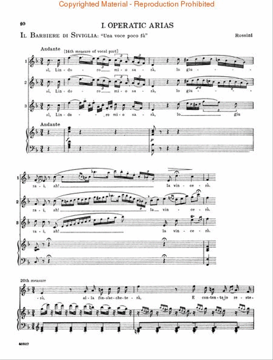 The Estelle Liebling Book of Coloratura Cadenzas Coloratura Soprano scores gallery preview page 2