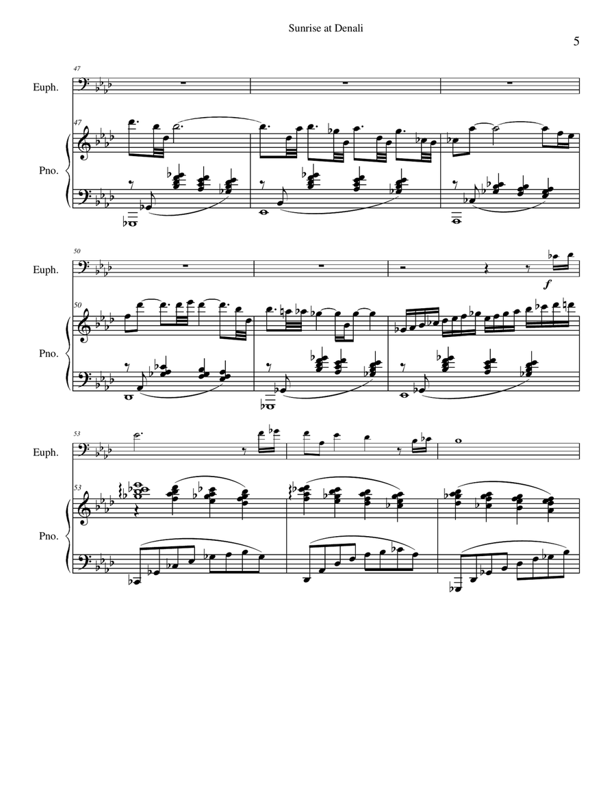 The Last Frontier Euphonium scores gallery preview page 5