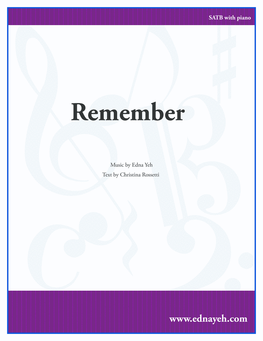 Remember 4-Part scores gallery preview page 1