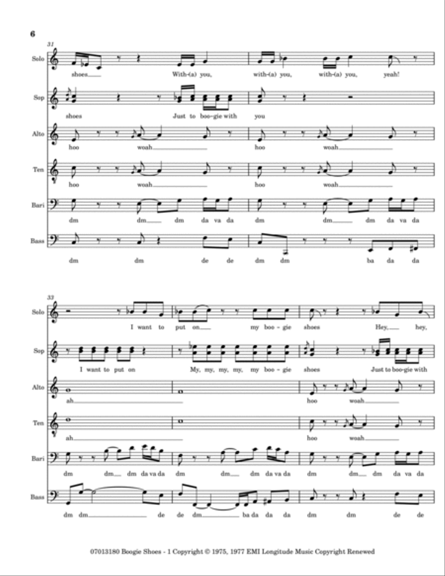 Boogie Shoes Divisi scores gallery preview page 6
