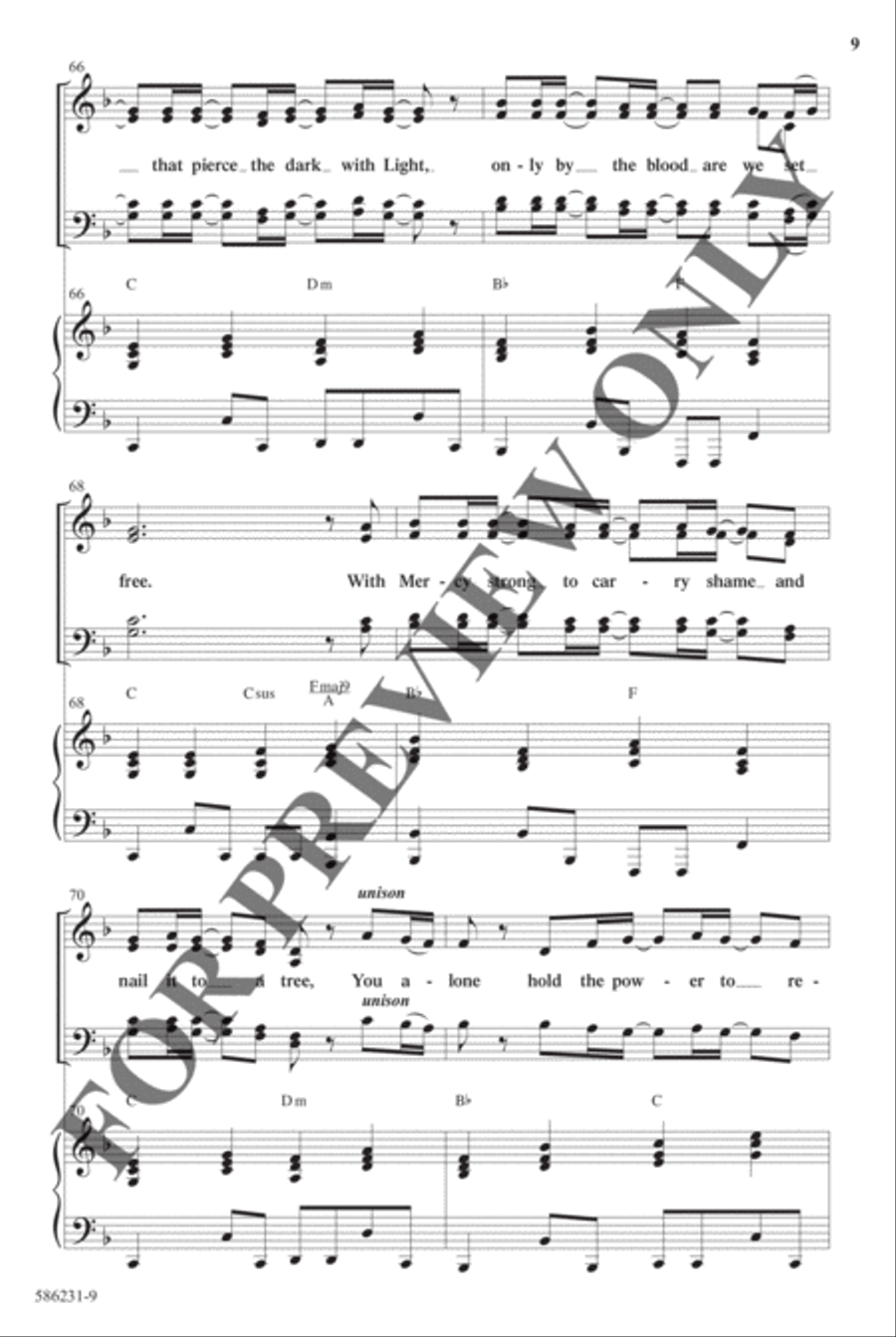 Power to Redeem - Anthem Choir scores gallery preview page 9