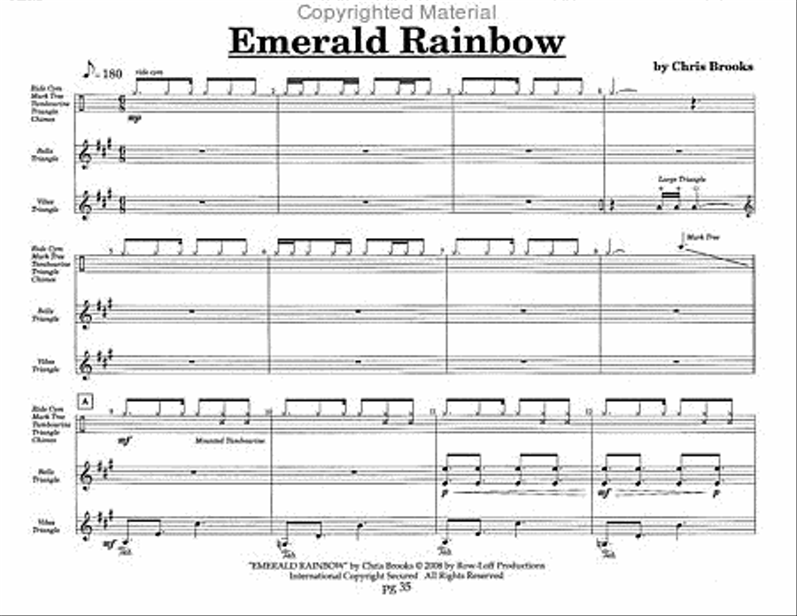 Trisicles - 10 Easy Trios Percussion Ensemble scores gallery preview page 15