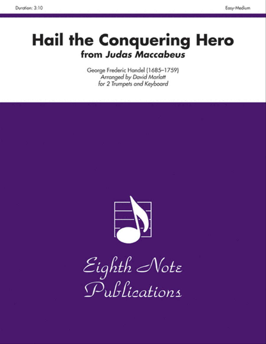 Hail the Conquering Hero (from Judas Maccabeus) Trumpet Duet scores gallery preview page 1