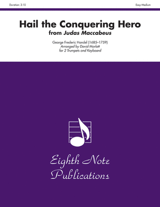 Book cover for Hail the Conquering Hero (from Judas Maccabeus)