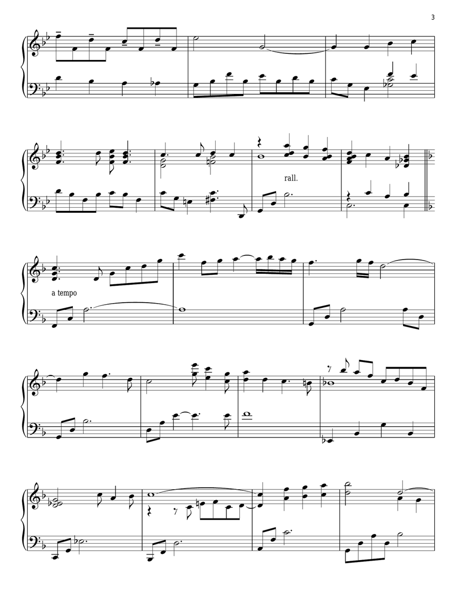 Because He Lives Piano Solo scores gallery preview page 3