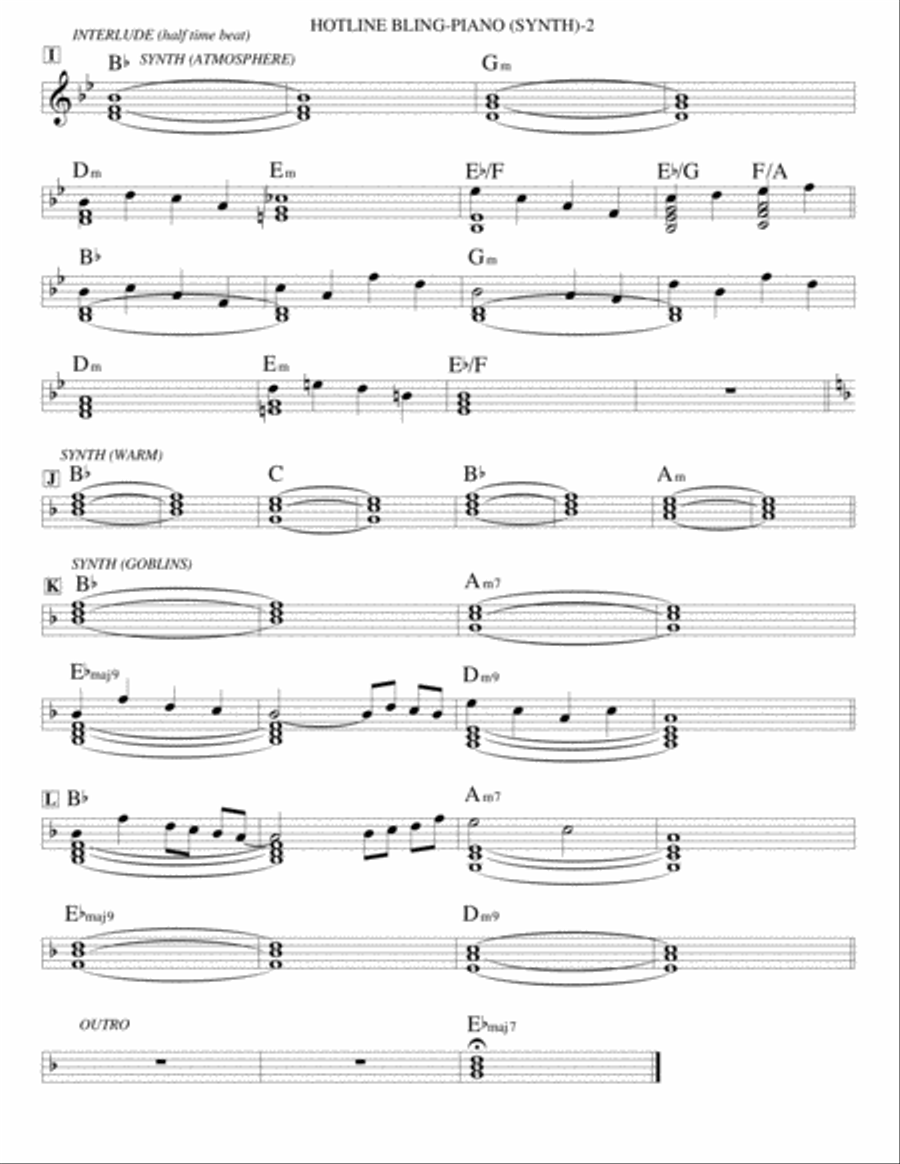 Hotline Bling Small Ensemble scores gallery preview page 2
