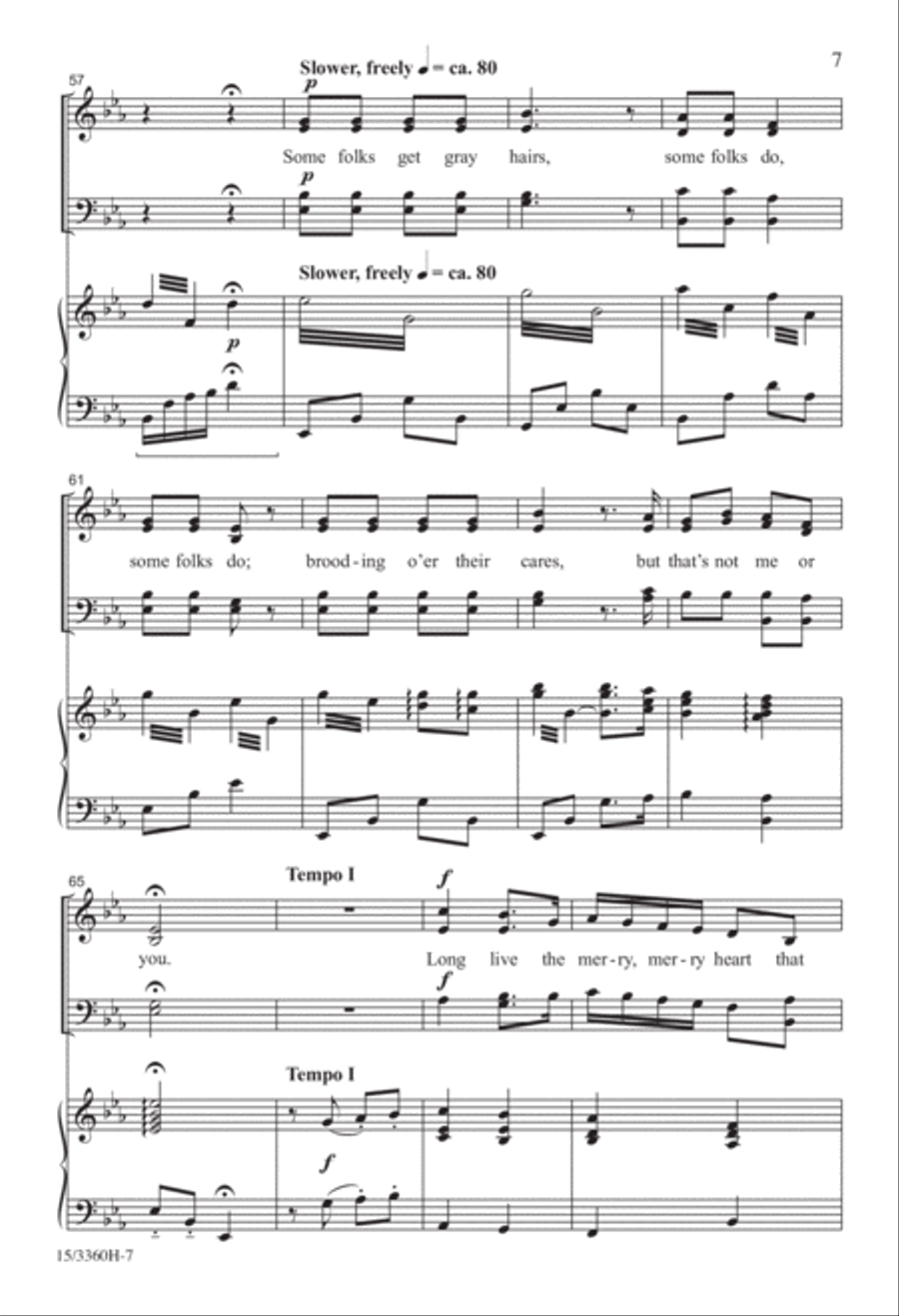 My Banjo on My Knee My Banjo on My Knee 4-Part scores gallery preview page 7