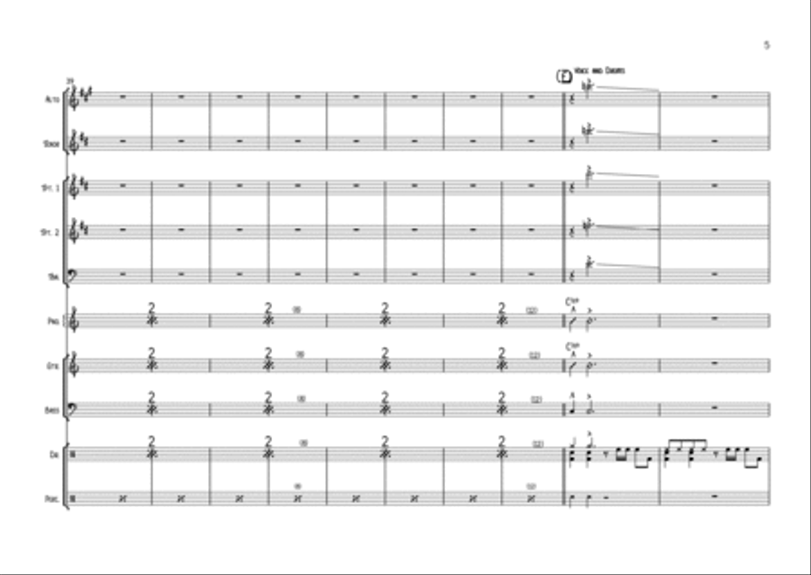 Dancing In The Street Saxophone scores gallery preview page 5