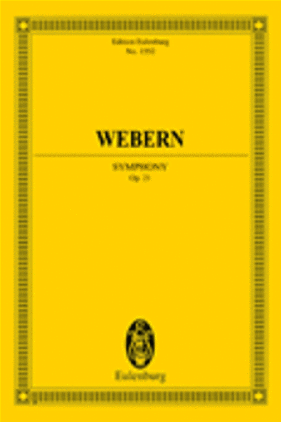 Symphony Op. 21 Orchestra scores gallery preview page 1