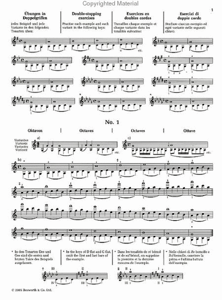 Sevcik Violin Studies – Opus 9