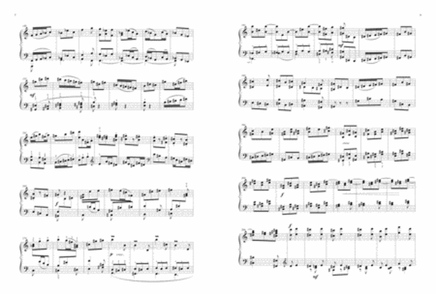 Bartok Piano Concerto No. 3, Mov. 3 for Piano Solo